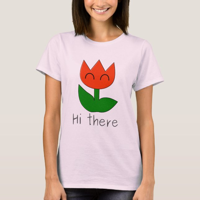 Feuer-Blume T-Shirt (Vorderseite)