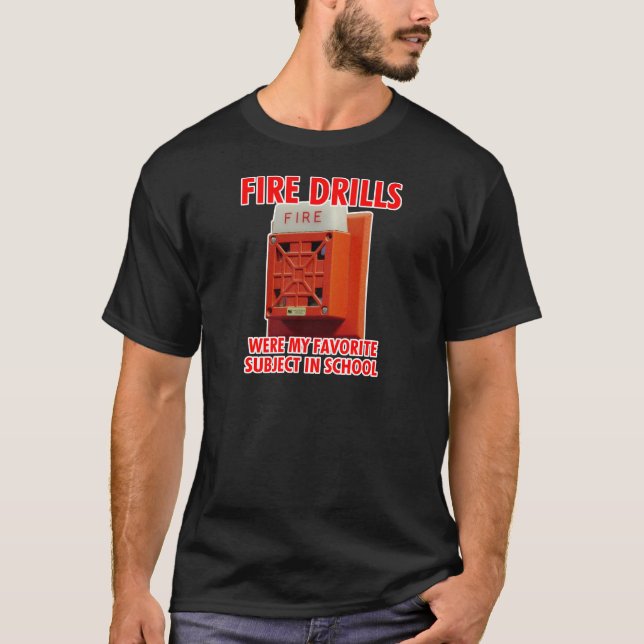 Feuer-Bohrgeräte T-Shirt (Vorderseite)