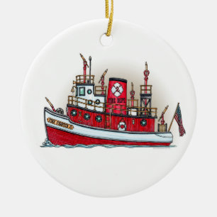 Feuer-Boots-Verzierung Keramikornament
