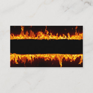 Feuer-brennende Flammen-Visitenkarten Visitenkarte