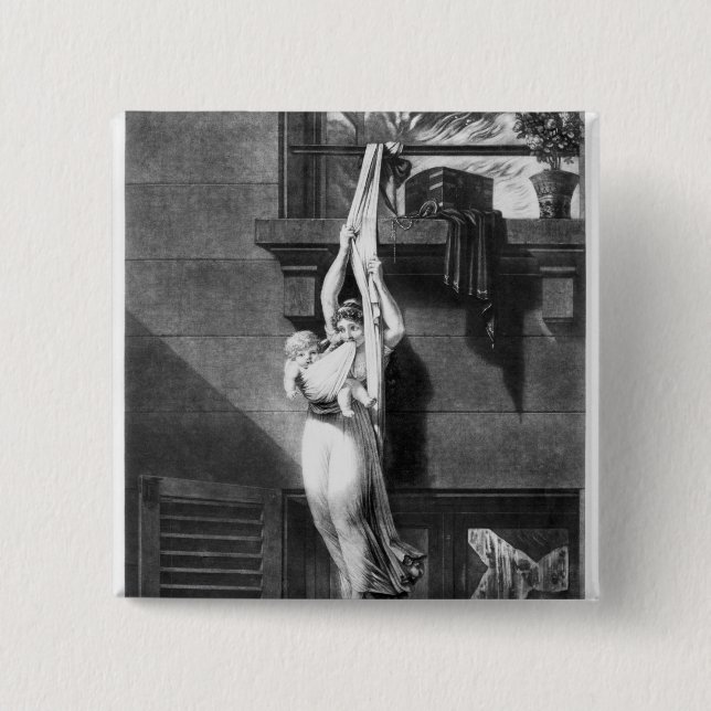 Feuer Button (Vorderseite)