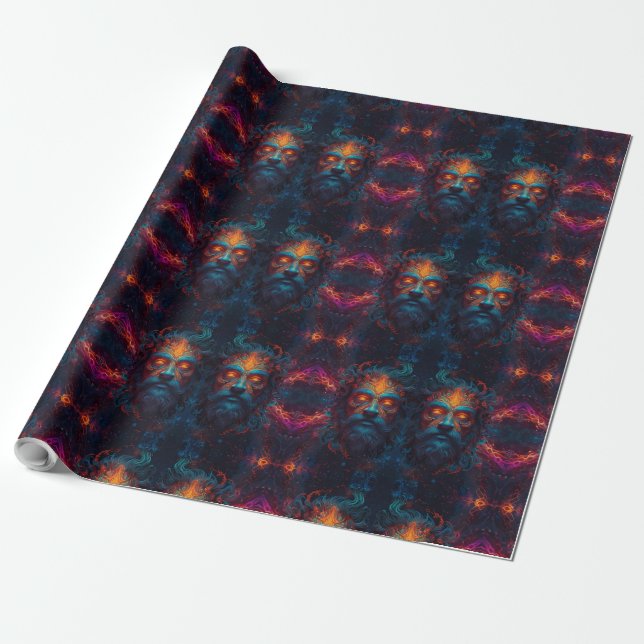 Feuer der Götter. Geschenkpapier (Ungerollt)