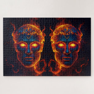 "Feuer der Götter" mit verschiedenen Götter-Sets Puzzle