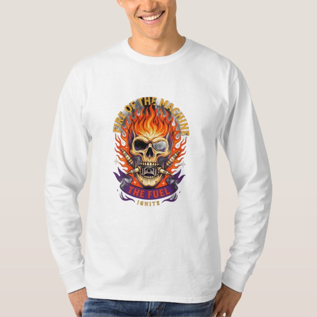 Feuer der Maschine T-Shirt (Vorderseite)