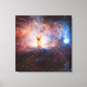 Feuer des Flammennebels - NGC 2024 in Orion Leinwanddruck