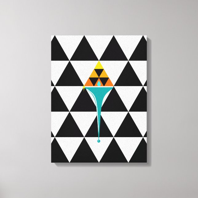 FEUER - Die vier Elemente Leinwanddruck (Vorderseite)