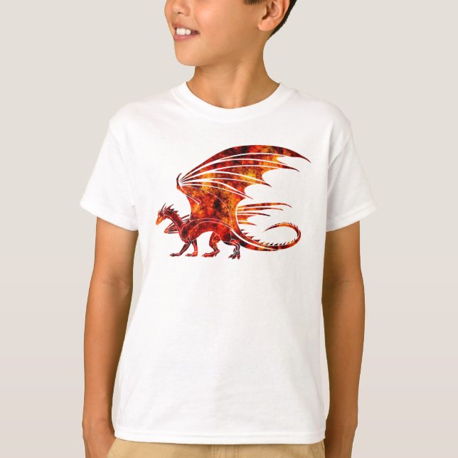 Feuer-Drache T-Shirt (Vorderseite)