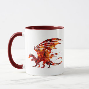 Feuer-Drache Tasse