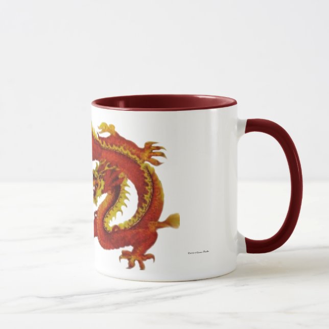 Feuer-Drache-Tasse Tasse (Rechts)