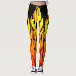 Feuer-Druck entwarf Leggings