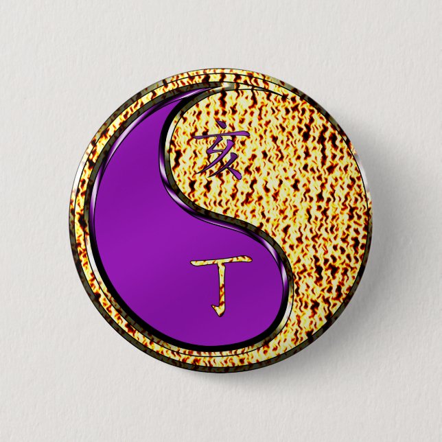 Feuer-Eber Button (Vorderseite)