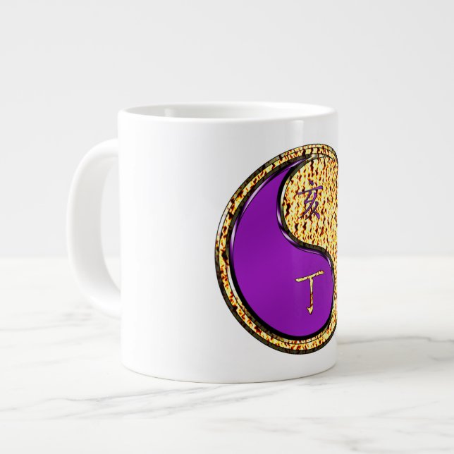 Feuer-Eber Jumbo-Tasse (Vorderseite Links)