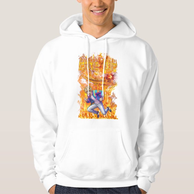 Feuer entfacht hoodie (Vorderseite)