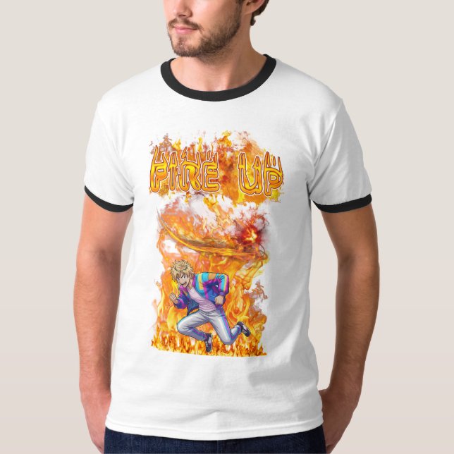 Feuer entfacht T-Shirt (Vorderseite)