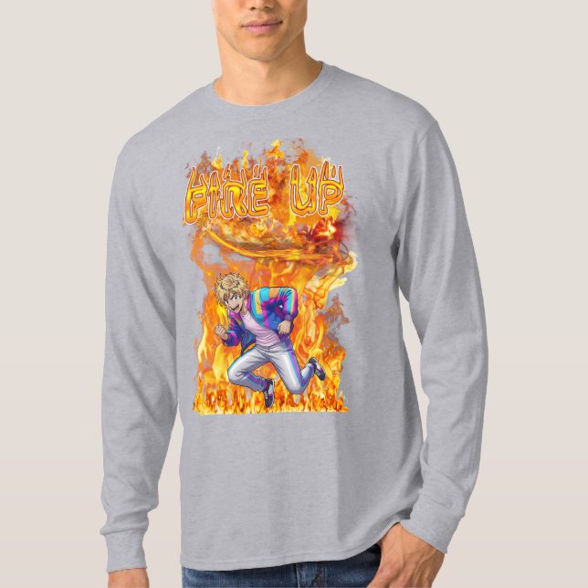 Feuer entfacht T-Shirt (Vorderseite)