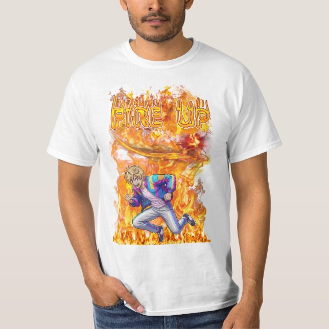 Feuer entfacht T-Shirt (Vorderseite)