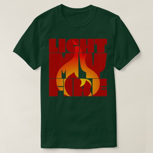 Feuer entzünden T-Shirt (Design vorne)