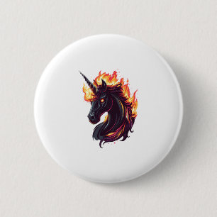 Feuer & Flamme Einhorn (1) Button