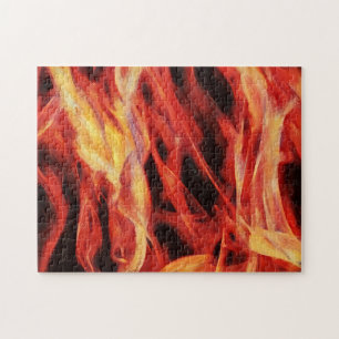 Feuer Flammen Art Puzzle