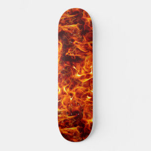 Feuer Flammen Inferno Muster Skateboard