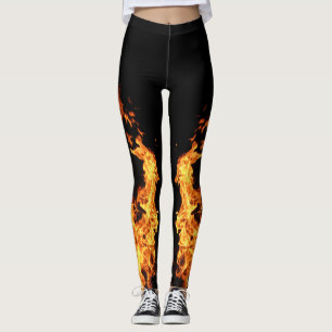 Feuer-Flammenthema Leggings