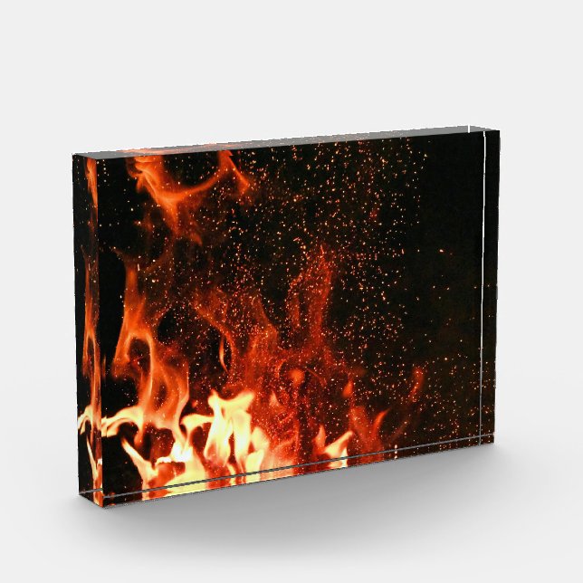 Feuer Fotoblock (Links)