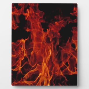 Feuer Fotoplatte