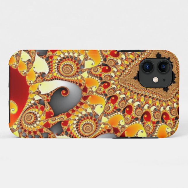 Feuer-Fraktal Case-Mate iPhone-Hülle iPhone Hülle (Rückseite (Horizontal))
