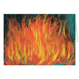Feuer Gelb Orange Flammen Blitz Inferno Kunst