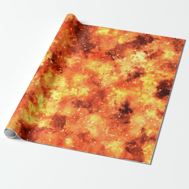 Feuer Geschenkpapier (Ungerollt)