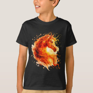 Feuer-Goldpferd des Jahres chinesisches Neujahr 20 T-Shirt