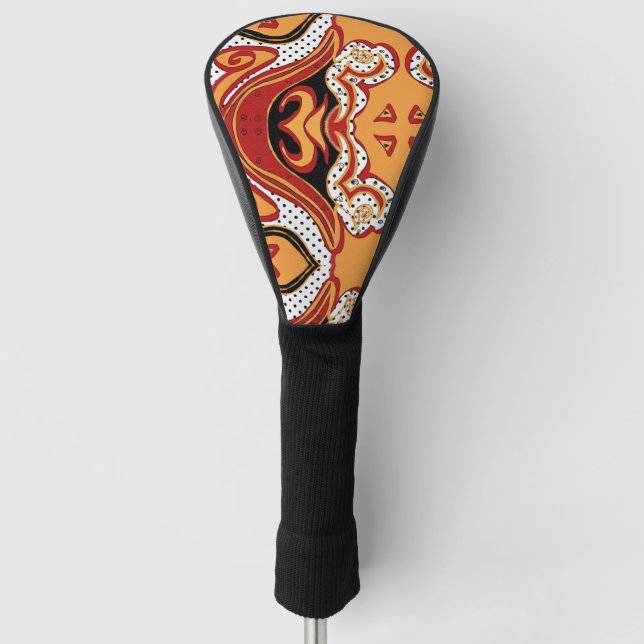 Feuer Golf Headcover (Vorderseite)