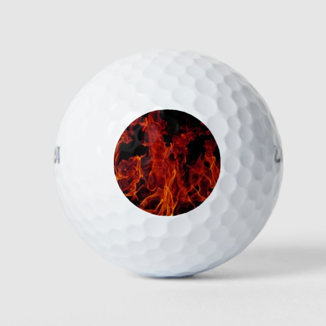 Feuer Golfball (Vorderseite)