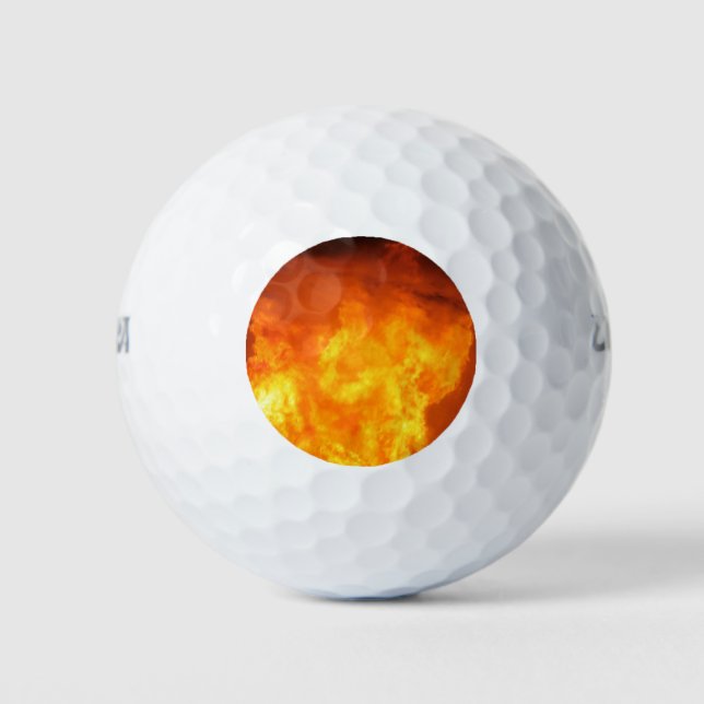 Feuer Golfball (Vorderseite)