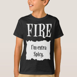 Feuer - heißes Halloween-Taco-Kostüm T-Shirt
