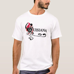 Feuer-Herz Louisiana T-Shirt