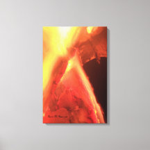 Feuer, Holz, Bernsteindruck - Premiumbekleidung