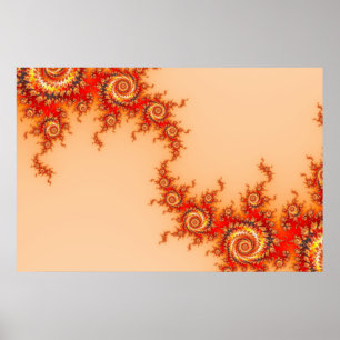 Feuer-Hurrikan Poster