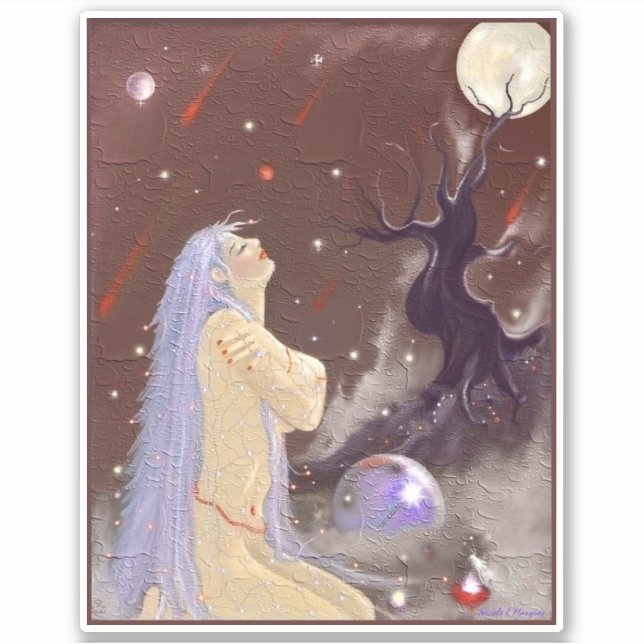 Feuer im Himmel Aufkleber (Vorderseite)