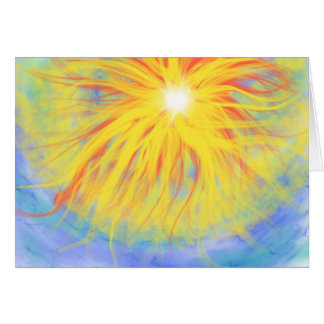 Feuer im Himmel Christliche Worship Art Malerei