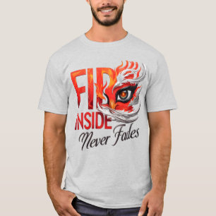 Feuer im Inneren Fades Phoenix Eyes T - Shirt