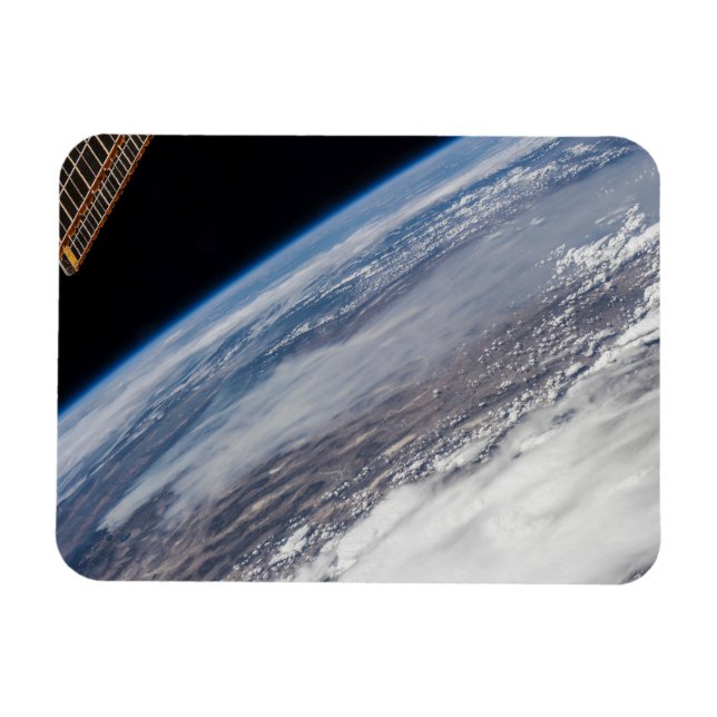 Feuer im Yosemite National Park & Stanislaus Fores Magnet (Horizontal)