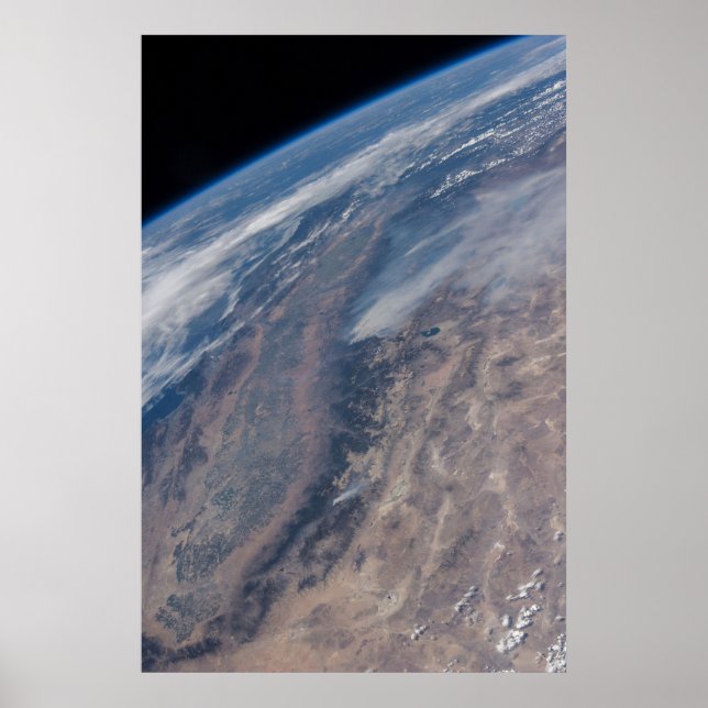 Feuer im Yosemite National Park & Stanislaus Fores Poster (Vorne)