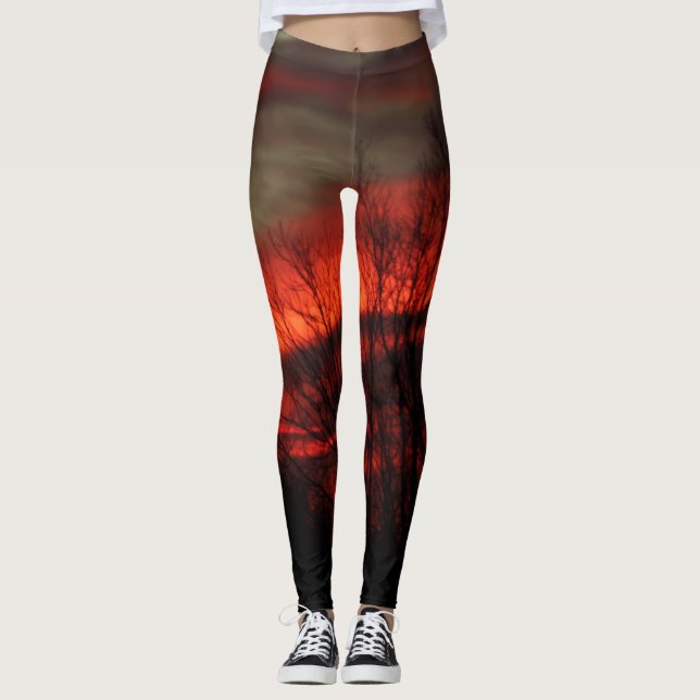 Feuer in den Leggings (Vorderseite)