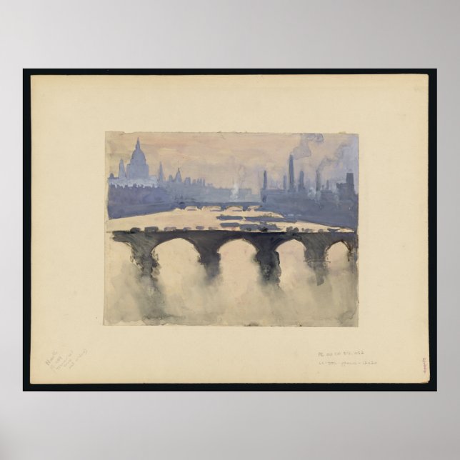 Feuer in der Nebeldruckerei Poster (Vorne)