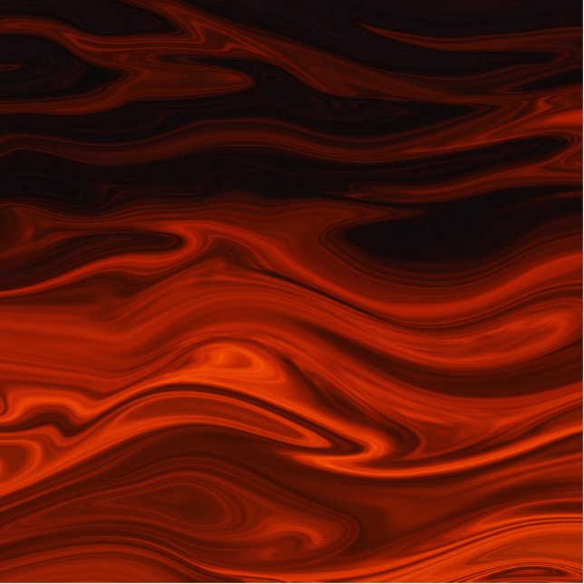 Feuer in flüssiger Form von Shirley Taylor Fotoskulptur Magnet (Vorne)