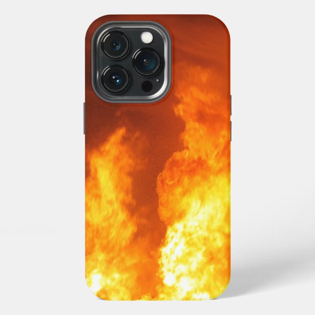 Feuer iPhone Hülle (Hinten)