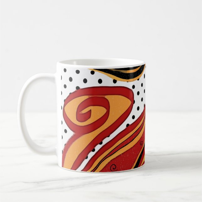 Feuer Kaffeetasse (Links)