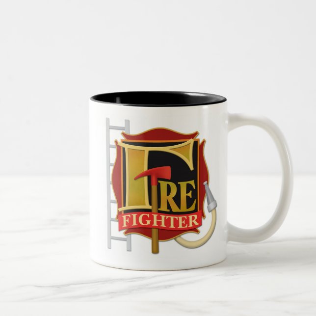 "Feuer-Kämpfer-" Tasse (Rechts)