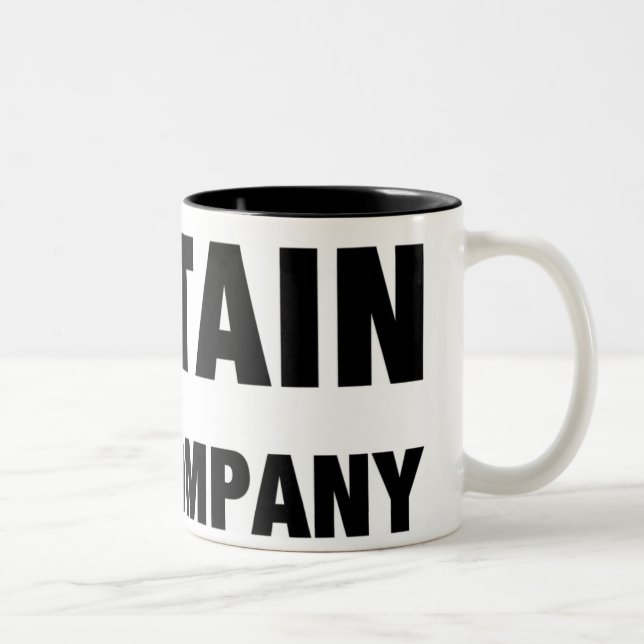 Feuer-Kapitän Mug Zweifarbige Tasse (Rechts)